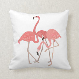 Almofada Três Flamingos Tropical