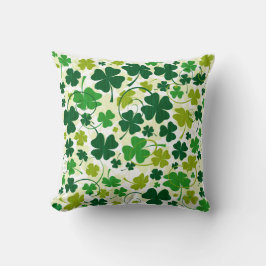 Almofada Trevos florais afortunados