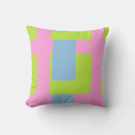 Almofada Tri Color Throw Pillow