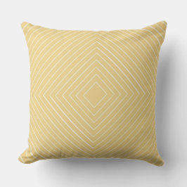 Almofada Tribal Amarelo Amarelo Aninhado Esbranquiçado