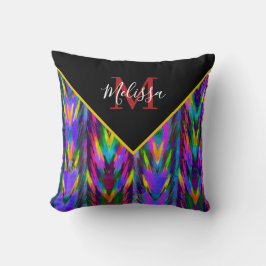 Almofada Tribal Chevron brilhante personalizado