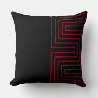 Almofada Tribal Maze Mud Cloth Pattern African
