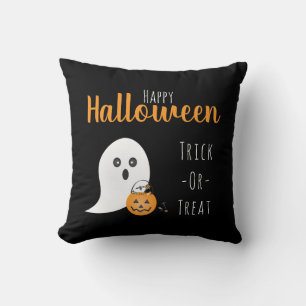 Almofada Trick Ou Trate Happy Halloween Ghost Spooky