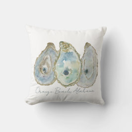 Almofada Trio de Ostras de Aquarelas