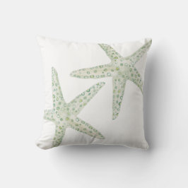 Almofada Trio de Starfish da Aquarela
