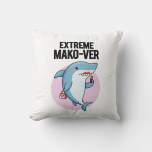 Almofada Trocadilho de Shark Mako Engraçado Extreme