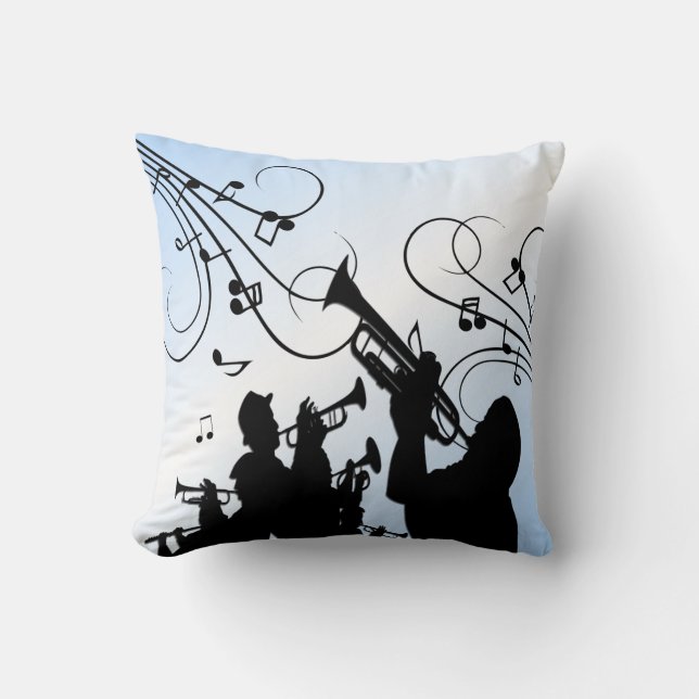 Almofada Trompet Section Blue Music (Frente)