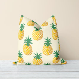 Almofada Tropic Gold Tons Amarelos de Abacaxi