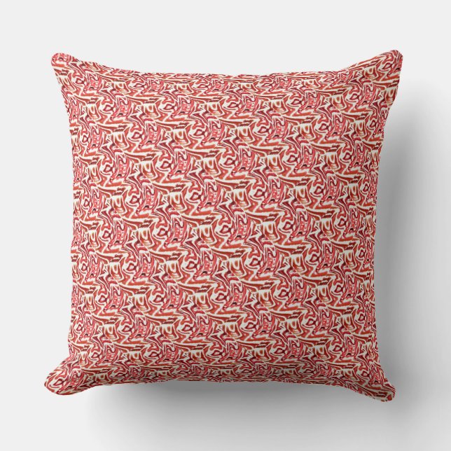 Almofada Tropic Vermelho (Frente)