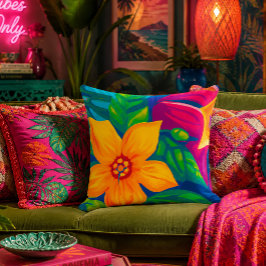 Almofada tropical floral