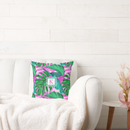Almofada Tropical Island Vibes Monograma