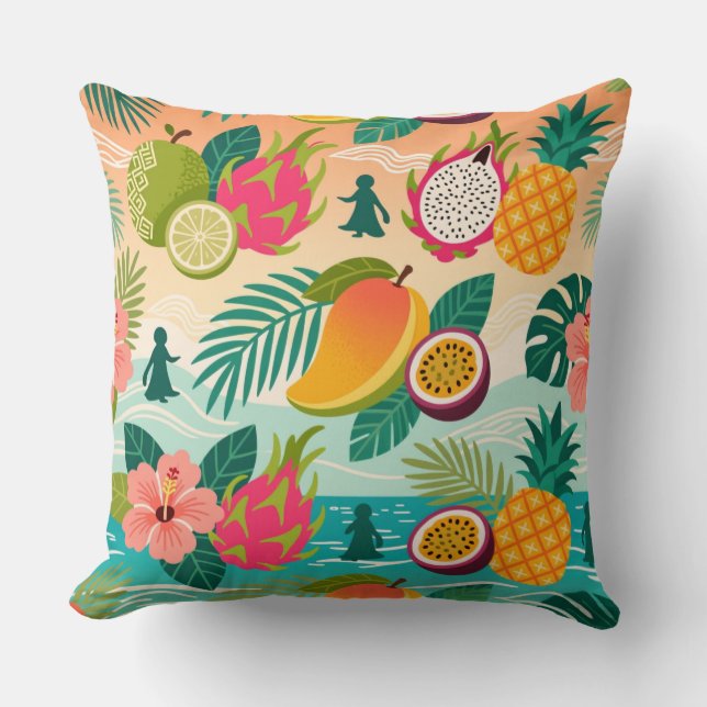 Almofada Tropical Okinawa Tutti Frutti (Frente)