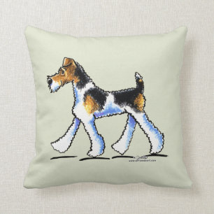 Almofada Trote do Fox Terrier do fio