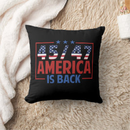 Almofada Trump 45-47 América está de volta