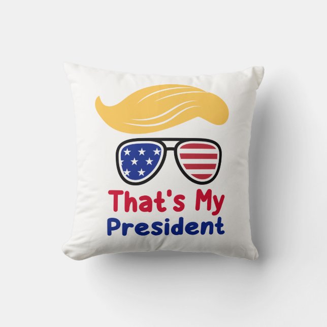Almofada Trump 47 - Esse é o meu presidente (Frente)