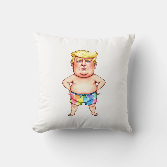 Almofada trump à la plage (Frente)