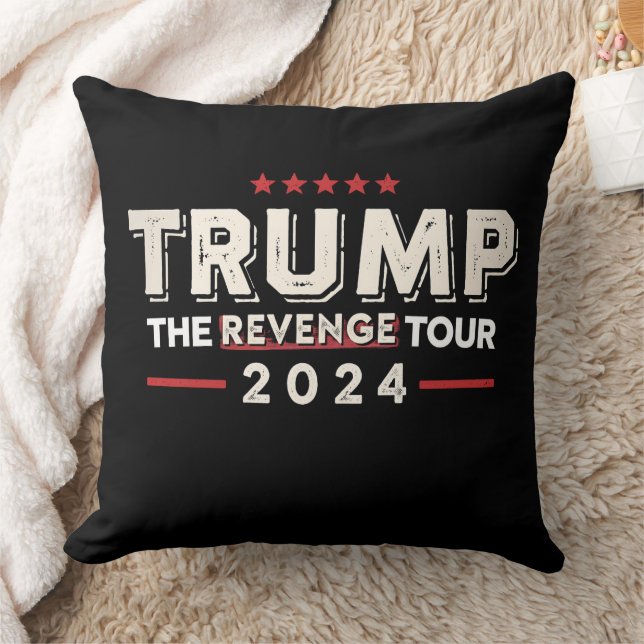 Almofada Trump A Turnê Vingança 2024 Vintage (Cobertor)