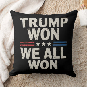 Almofada Trump Ganhou Nós Todos Ganhamos Presidente 47 EUA