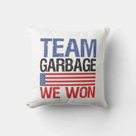 Almofada Trump - Team Garbage Nós Ganhamos