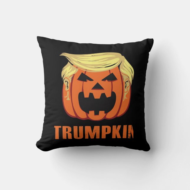 Almofada Trumpkin faz o Halloween (Frente)