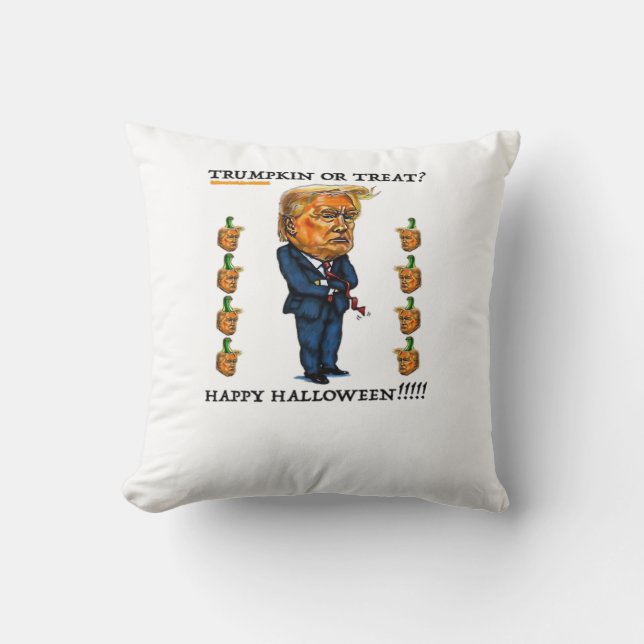 Almofada Trumpkin Ou Tratar Clássico (Frente)