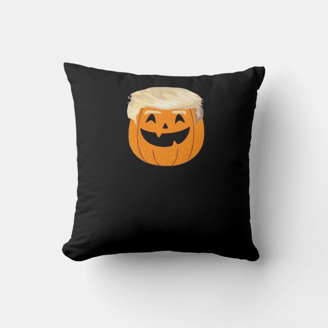 Almofada Trumpkin Pumpkin Halloween Clássico (Frente)
