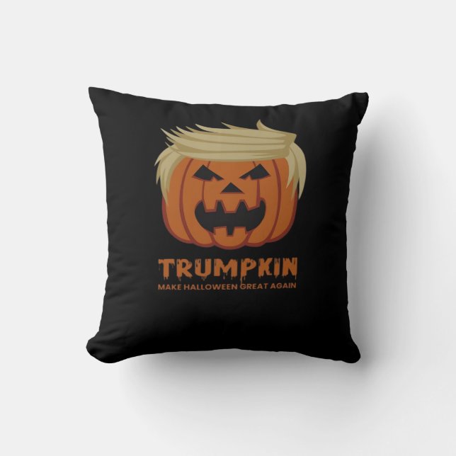 Almofada Trumpkin - Torne O Halloweens Excelente Novamente  (Frente)