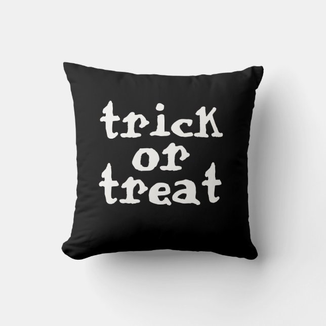 Almofada Truque Ou Tratar O Halloween (Frente)