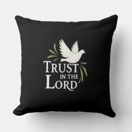 Almofada Trust in the Lord White Dove Christian Flat Cards