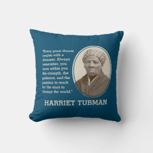 Almofada TUBMAN DE HARRIET Inspiracional
