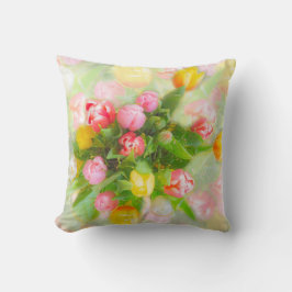 Almofada Tulip buquê in vintage look - arte floral