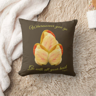 Almofada Tulip Flower (Flor De Tulip) Vá Com Seu Coração