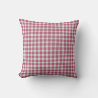 Almofada Tulip Pink and white Checkered Plaid