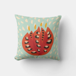 Almofada Tulipa abstrata bonita decorativa