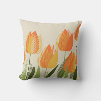 Almofada tulipa amarela