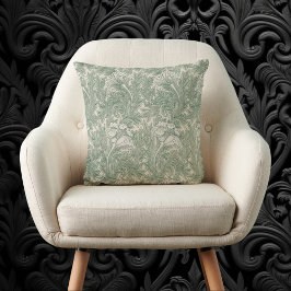 Almofada Tulipa por William Morris, Arte Floral Vintage