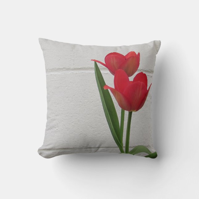 Almofada Tulipa Rosa | (Frente)