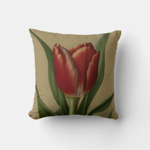 Almofada Tulipa Vermelha chique Adorável