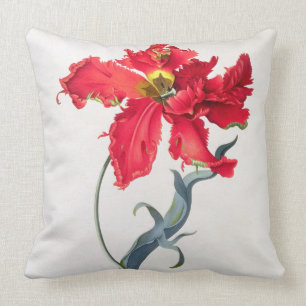 Almofada Tulipa: Vermelho de Perroquet