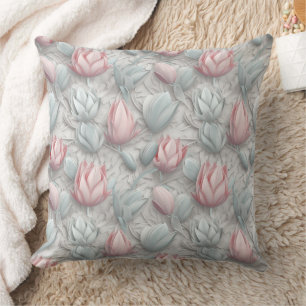 Almofada tulipas 3d