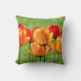 Almofada Tulipas Amarelas e Vermelhas