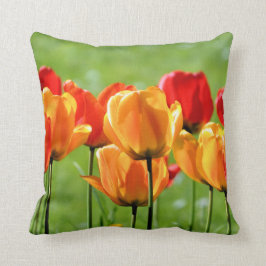 Almofada Tulipas Amarelas E Vermelhas