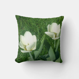 Almofada Tulipas brancas
