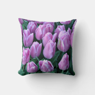 Almofada Tulipas de primavera púrpura