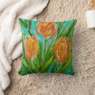 Almofada Tulipas Laranja