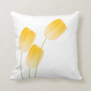 Almofada Tulipas Primavera amarelas Floral