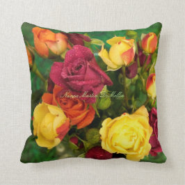 Almofada Tulipas & travesseiro dos rosas