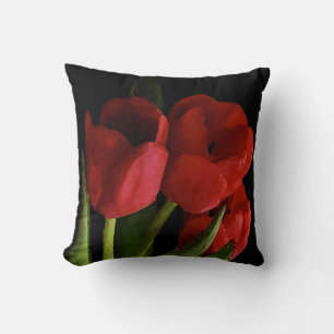 Almofada Tulipas vermelhas