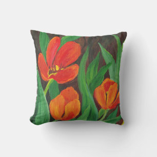 Almofada Tulipas vermelhas