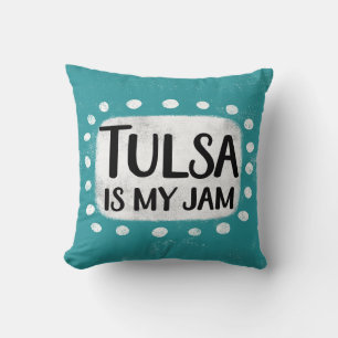 Almofada Tulsa É O Meu Travesseiro decorativo